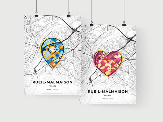Rueil-Malmaison France art print for couples