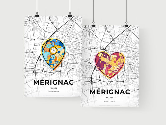 Mérignac France art print for couples