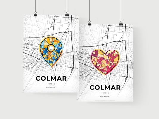 Colmar France art print for couples