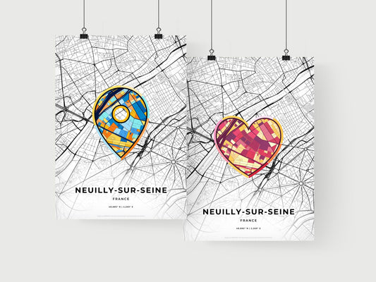 Neuilly-Sur-Seine France art print for couples
