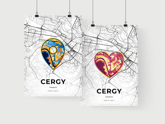 Cergy France art print for couples