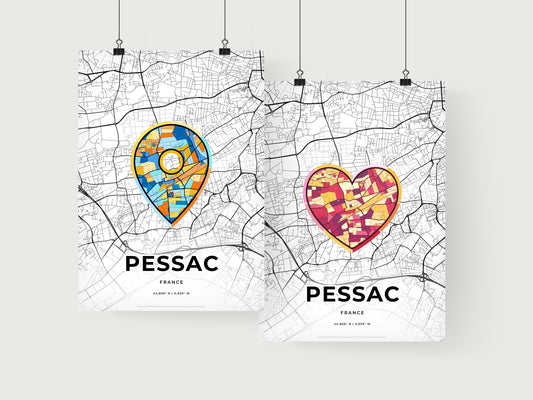 Pessac France art print for couples
