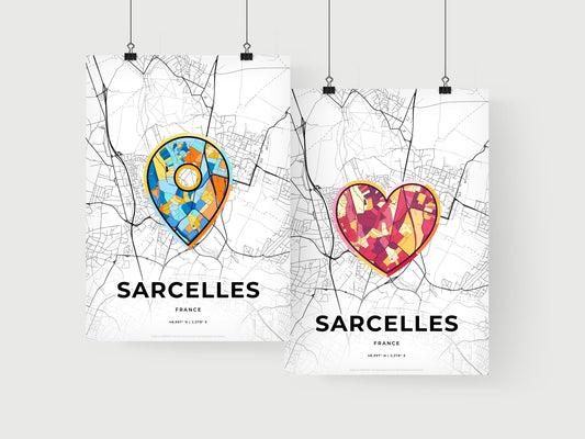 Sarcelles France art print for couples