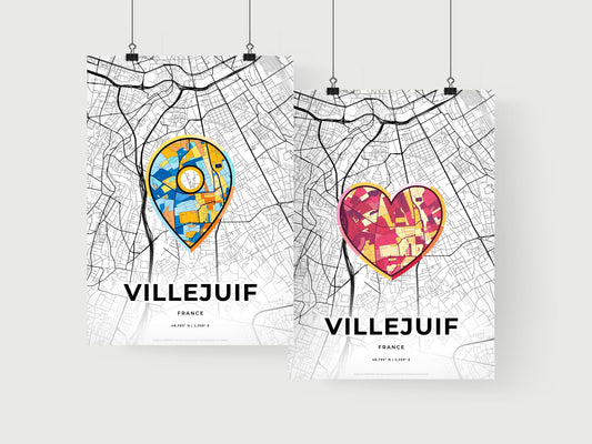 Villejuif France art print for couples