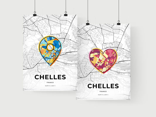 Chelles France art print for couples