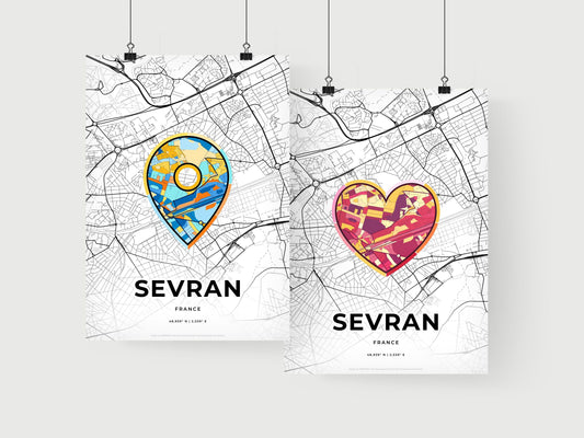 Sevran France art print for couples