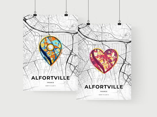 Alfortville France art print for couples