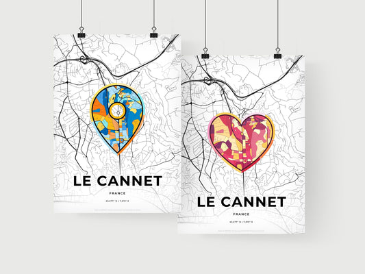 Le Cannet France art print for couples