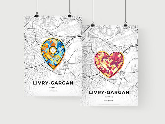 Livry-Gargan France art print for couples