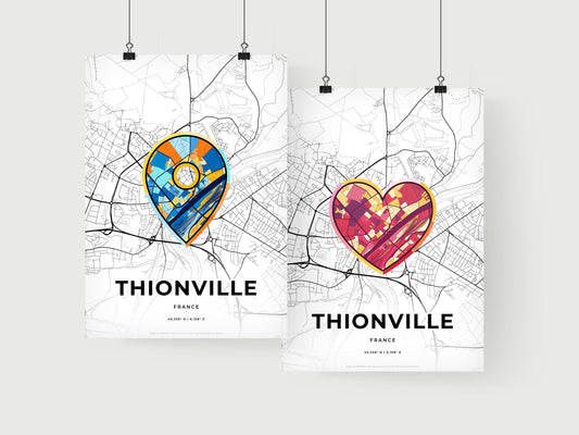 Thionville France art print for couples