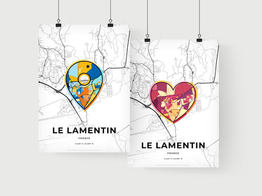 Le Lamentin France art print for couples