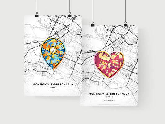 Montigny-Le-Bretonneux France art print for couples