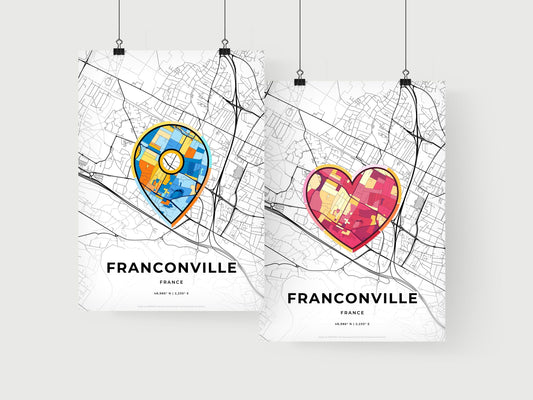 Franconville France art print for couples