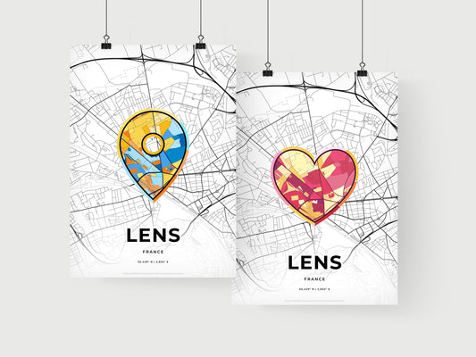 Lens France art print for couples
