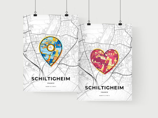 Schiltigheim France art print for couples