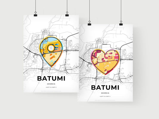 Batumi Georgia art print for couples