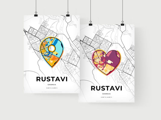 Rustavi Georgia art print for couples