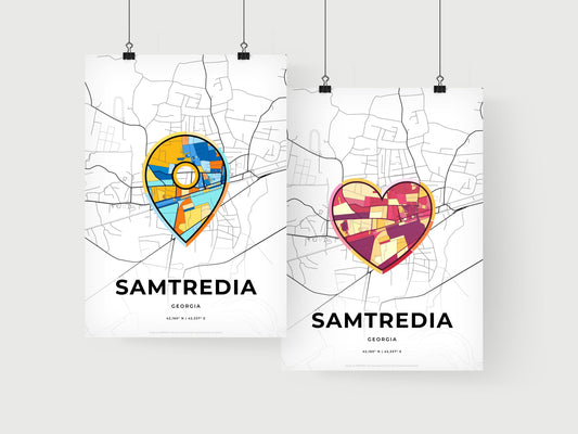 Samtredia Georgia art print for couples