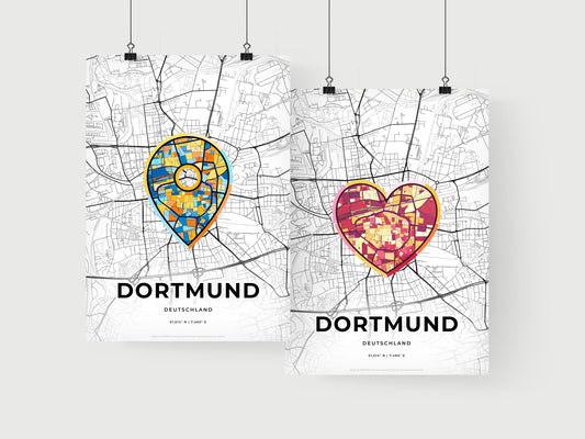 Dortmund Germany art print for couples