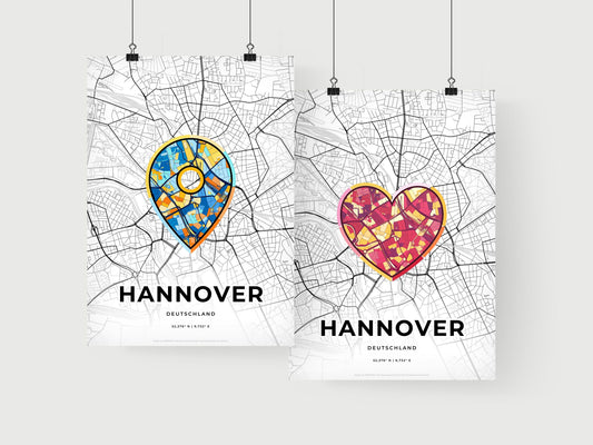 Hannover Germany art print for couples