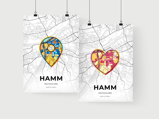 Hamm Germany art print for couples