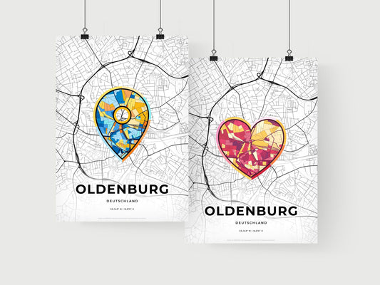 Oldenburg Germany art print for couples