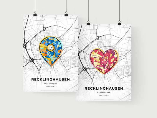 Recklinghausen Germany art print for couples