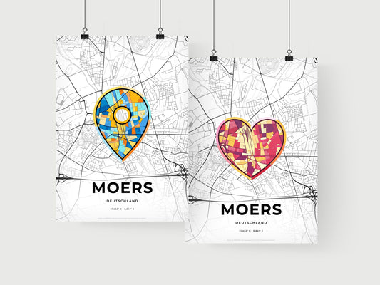 Moers Germany art print for couples