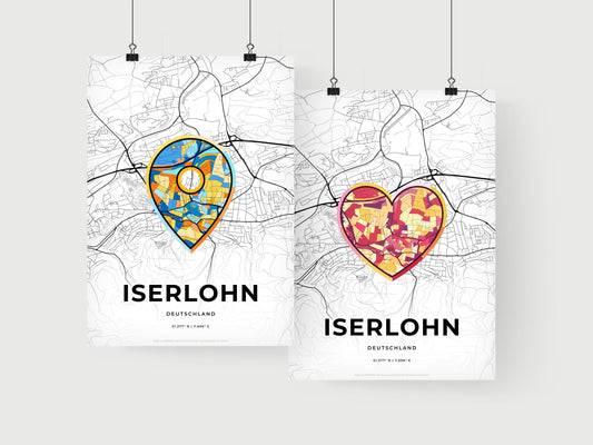 Iserlohn Germany art print for couples