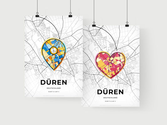 Duren Germany art print for couples