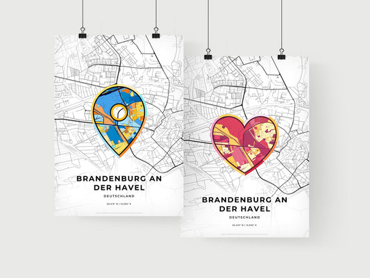 Brandenburg An Der Havel Germany art print for couples