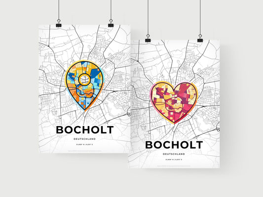 Bocholt Germany art print for couples