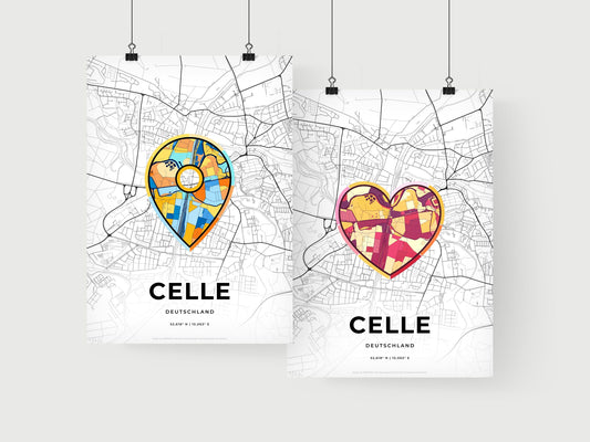 Celle Germany art print for couples