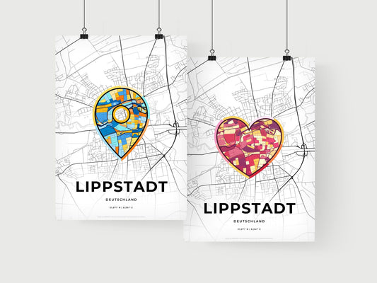 Lippstadt Germany art print for couples