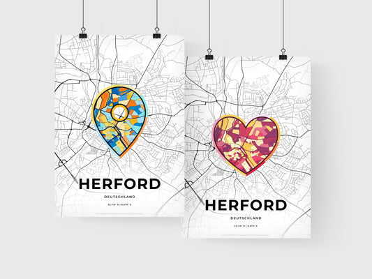 Herford Germany art print for couples
