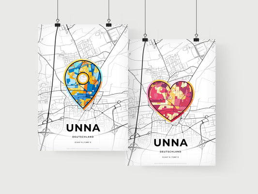 Unna Germany art print for couples