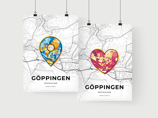 Goppingen Germany art print for couples