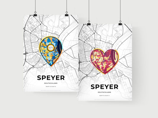 Speyer Germany art print for couples