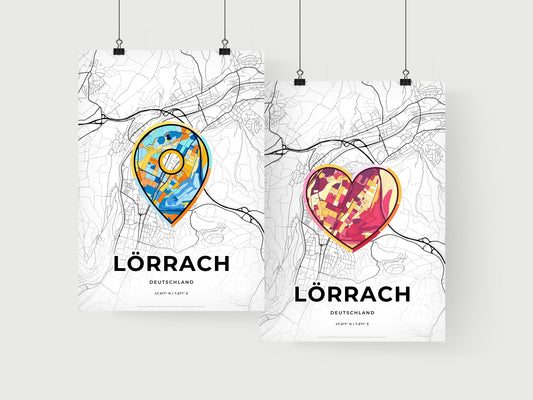 Lorrach Germany art print for couples