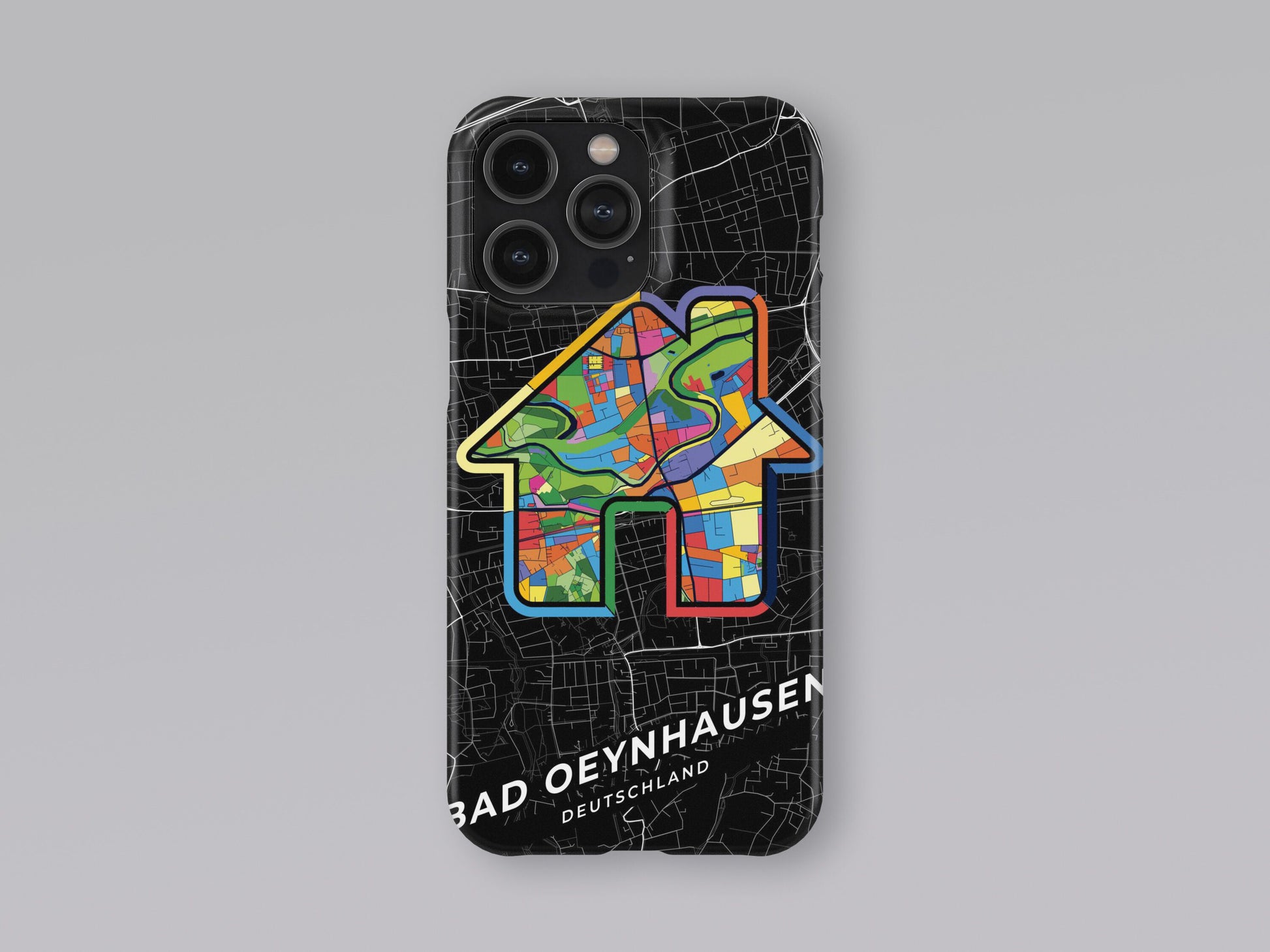 Bad Oeynhausen Deutschland slim phone case with colorful icon. Birthday, wedding or housewarming gift. Couple match cases. 3