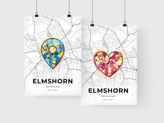 Elmshorn Germany art print for couples