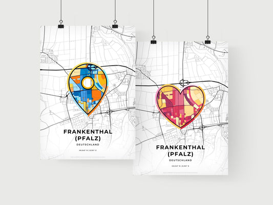 Frankenthal (Pfalz) Germany art print for couples