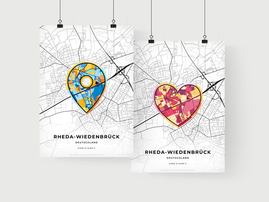 Rheda-Wiedenbruck Germany art print for couples