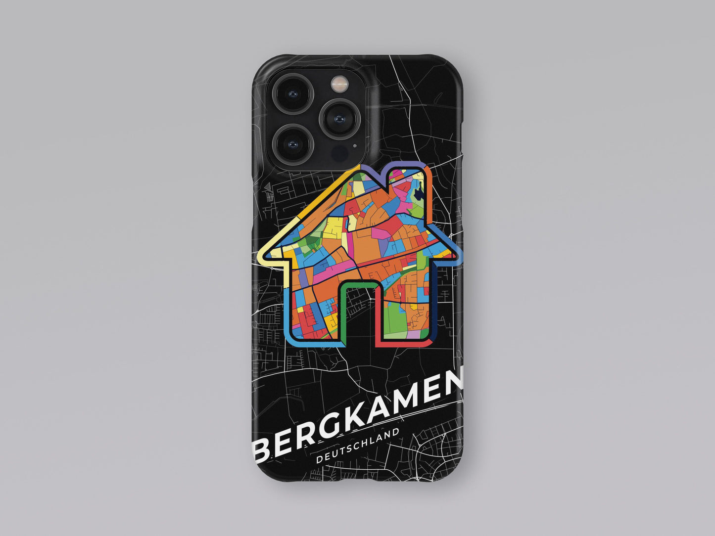Bergkamen Deutschland slim phone case with colorful icon. Birthday, wedding or housewarming gift. Couple match cases. 3