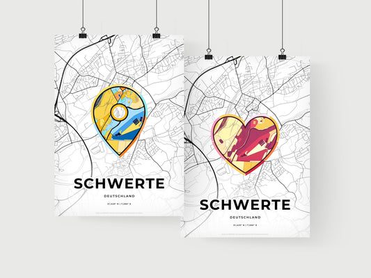 Schwerte Germany art print for couples