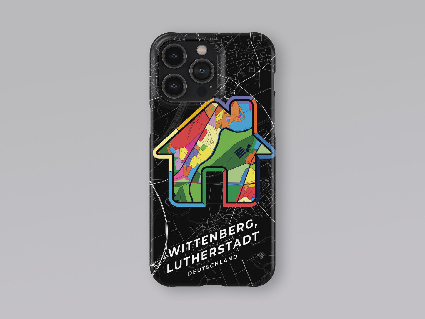 Wittenberg, Lutherstadt Deutschland slim phone case with colorful icon 3
