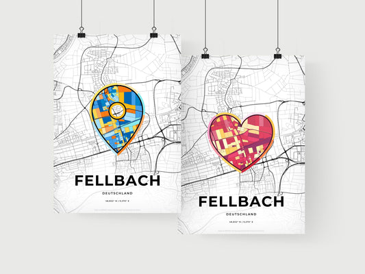 Fellbach Germany art print for couples