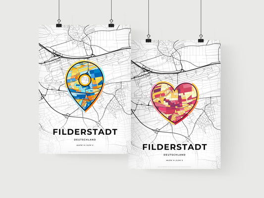 Filderstadt Germany art print for couples