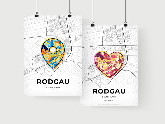 Rodgau Germany art print for couples