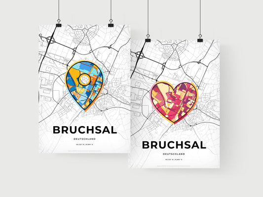 Bruchsal Germany art print for couples